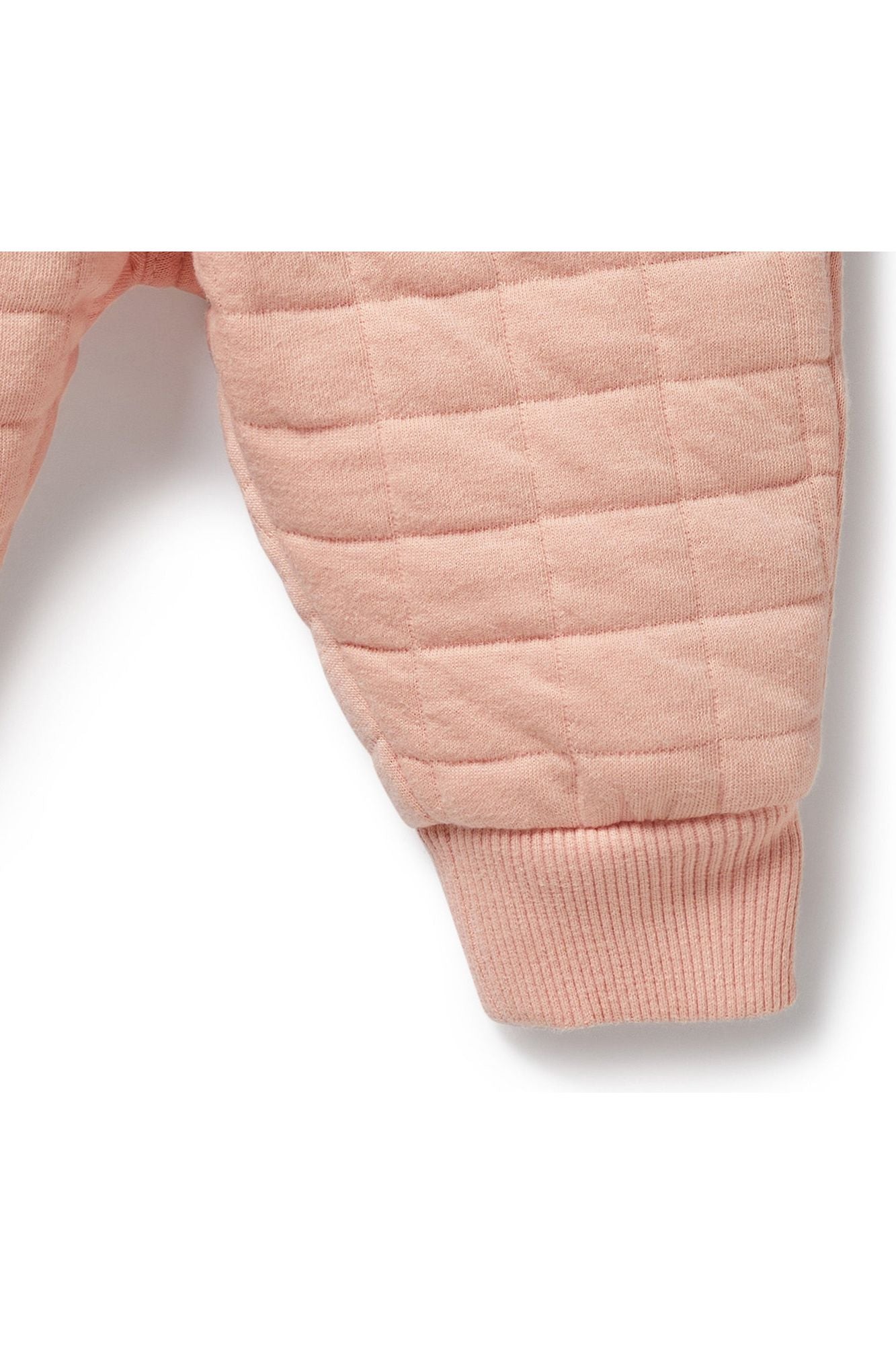Pretty Pink Organic Quilted Sweat Pant