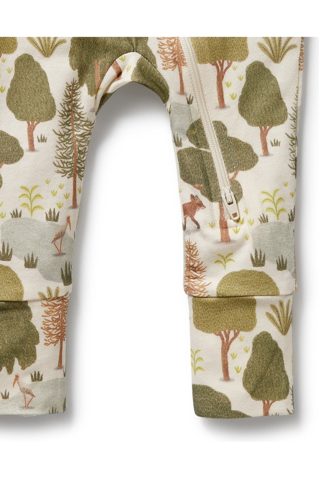 Little Trees Organic Zipsuit with Feet
