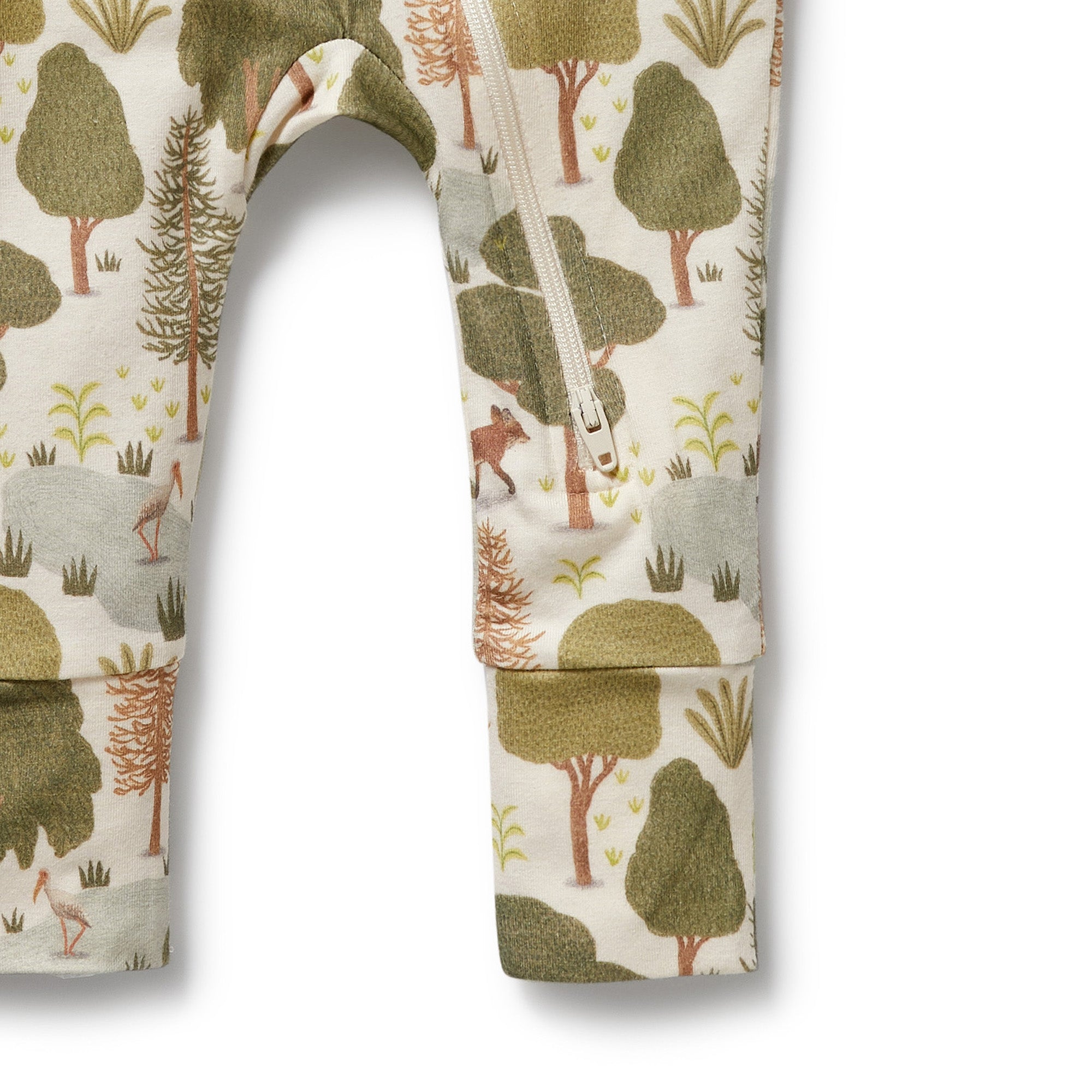 Little Trees Organic Zipsuit with Feet