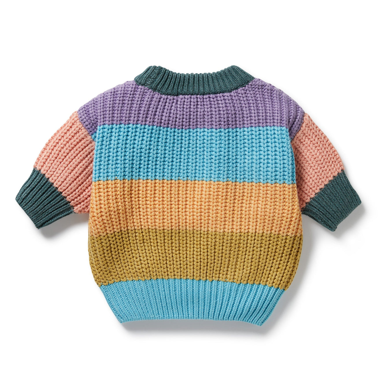Rainbow Organic Knitted Jumper