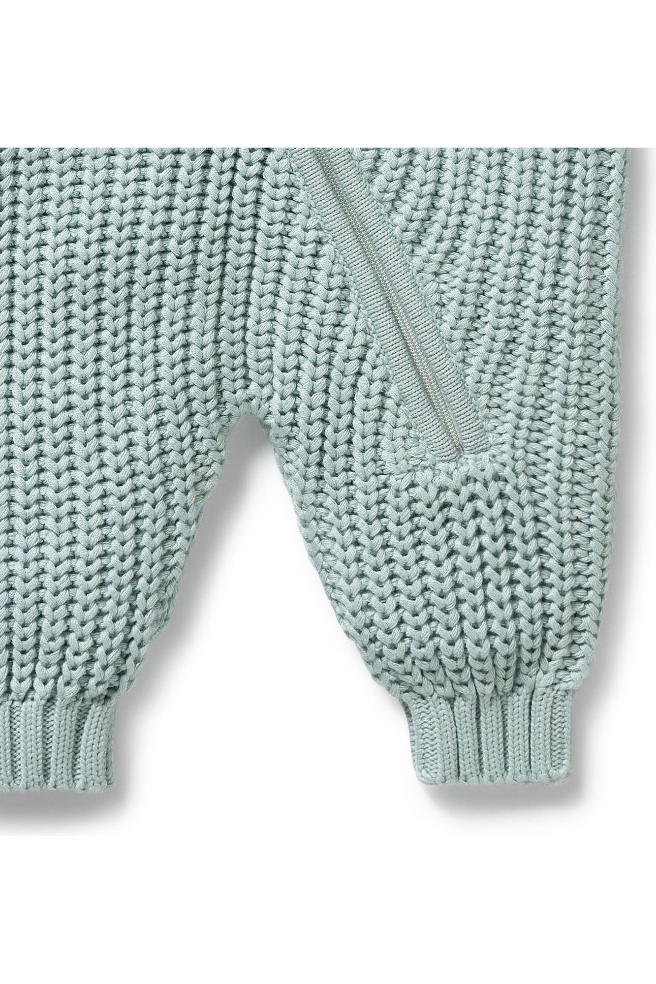 Duck Egg Organic Knitted Growsuit