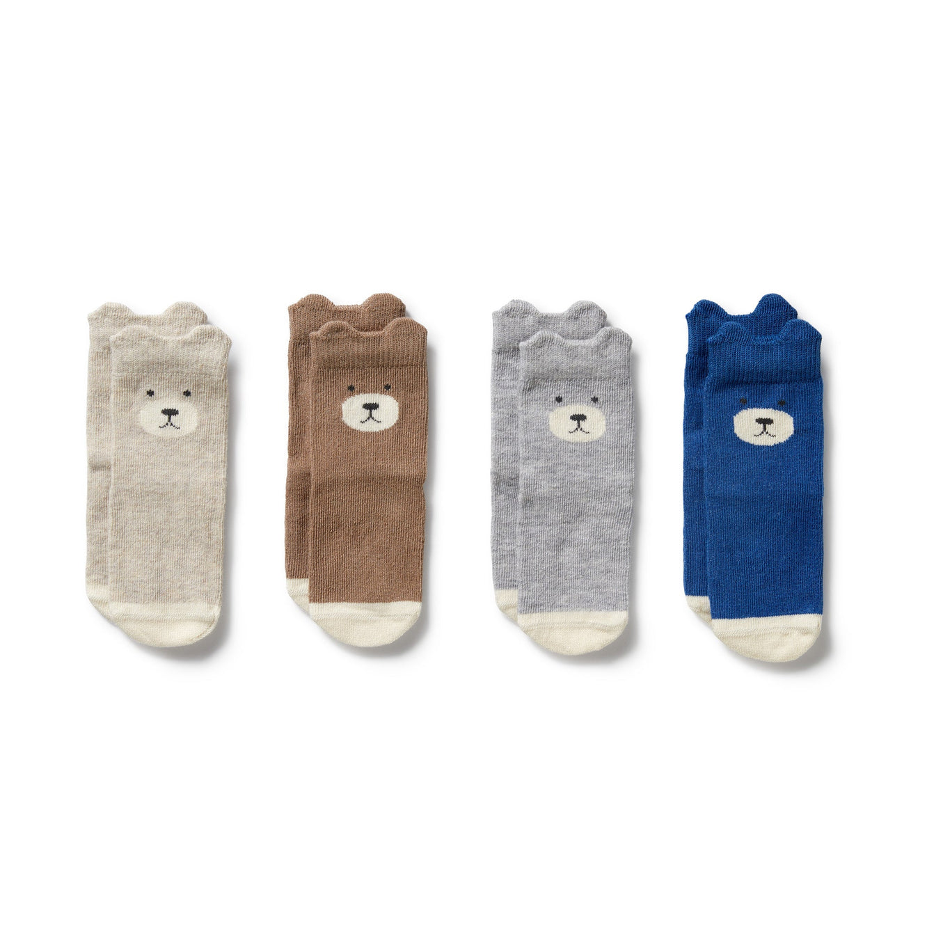 Boys Organic 4 Pack Baby Socks