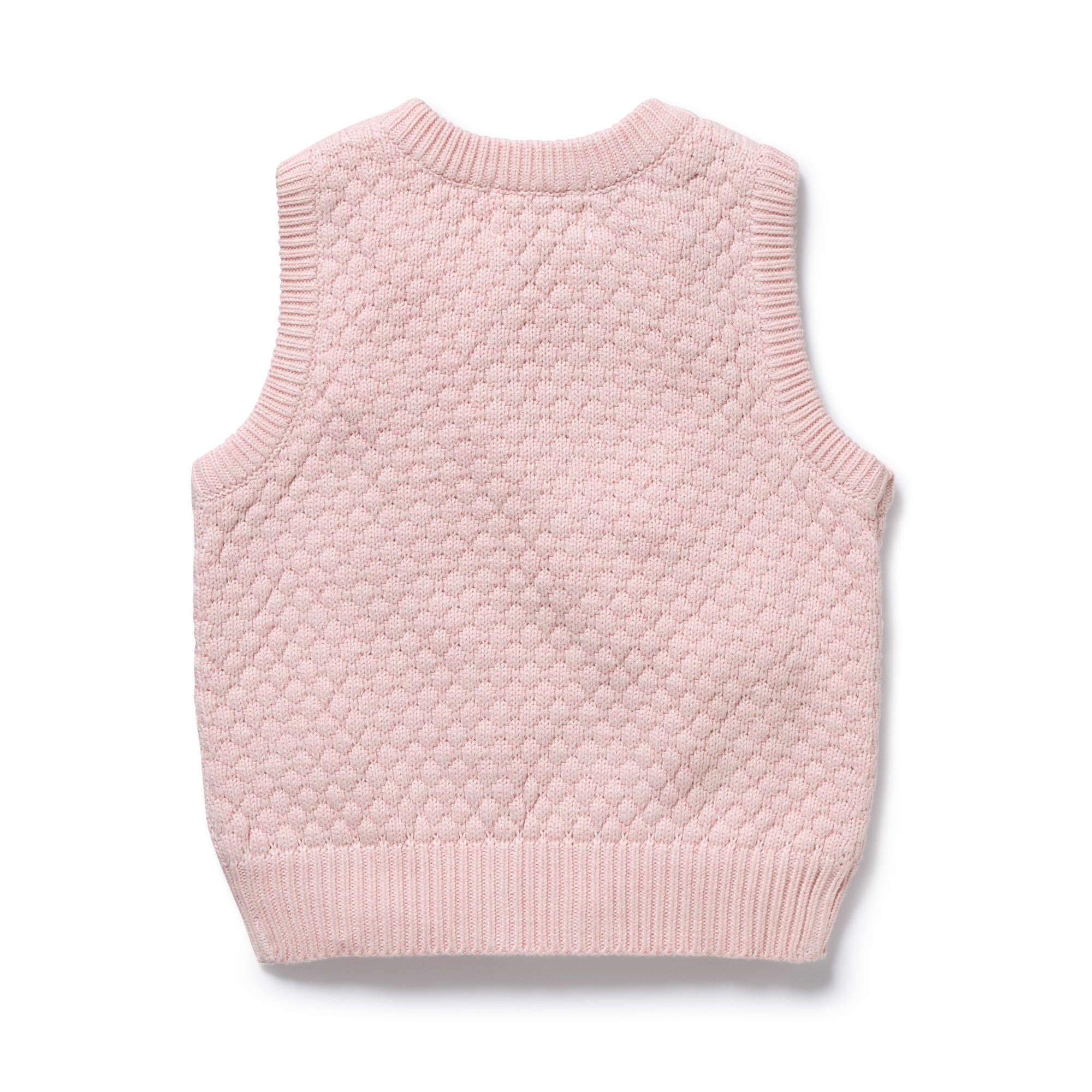 Marshmellow Organic Knitted Bubble Vest