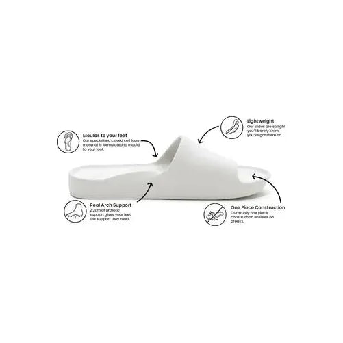 Archies Arch Support Slides - White