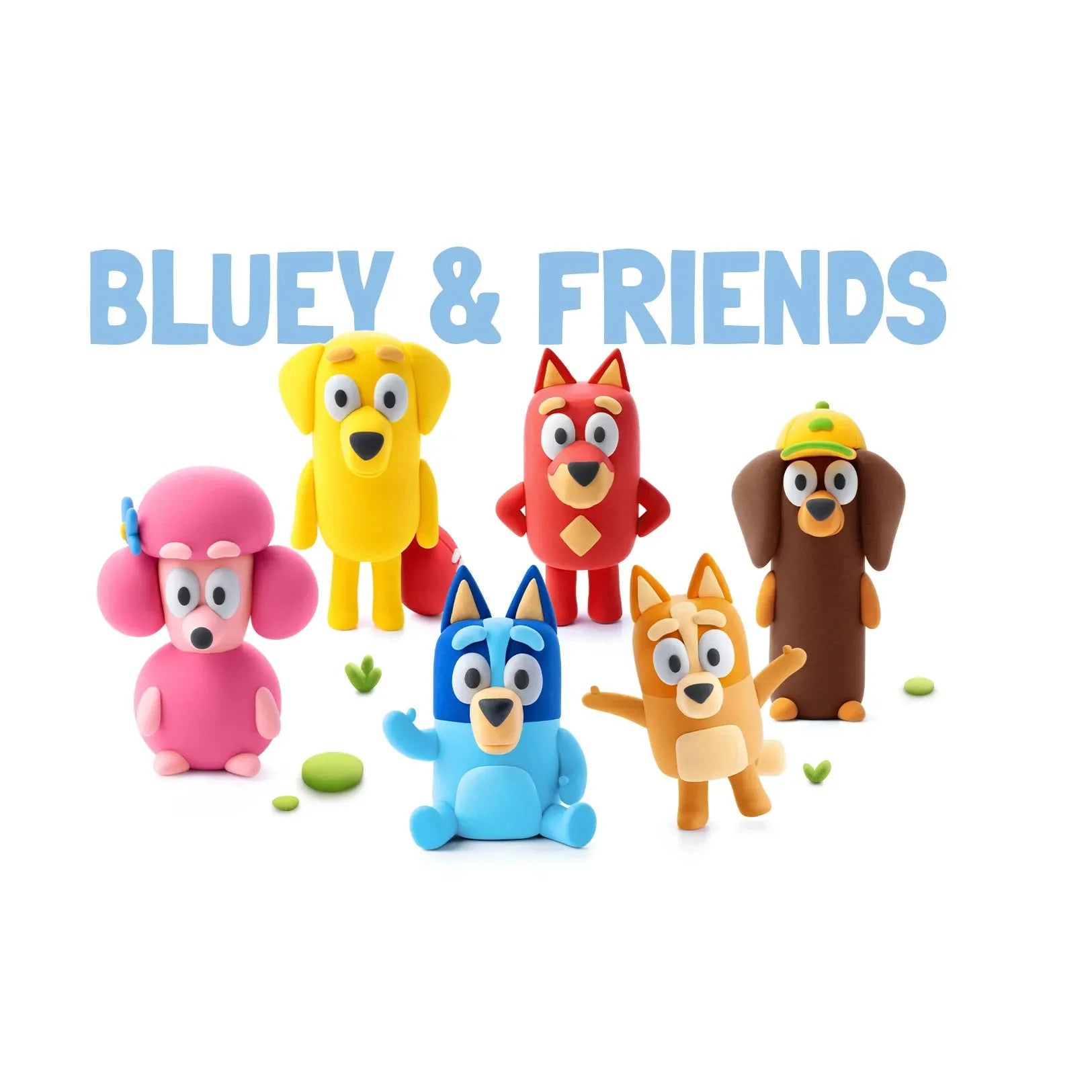 HEY CLAY BLUEY & FRIENDS SET - 15 CANS