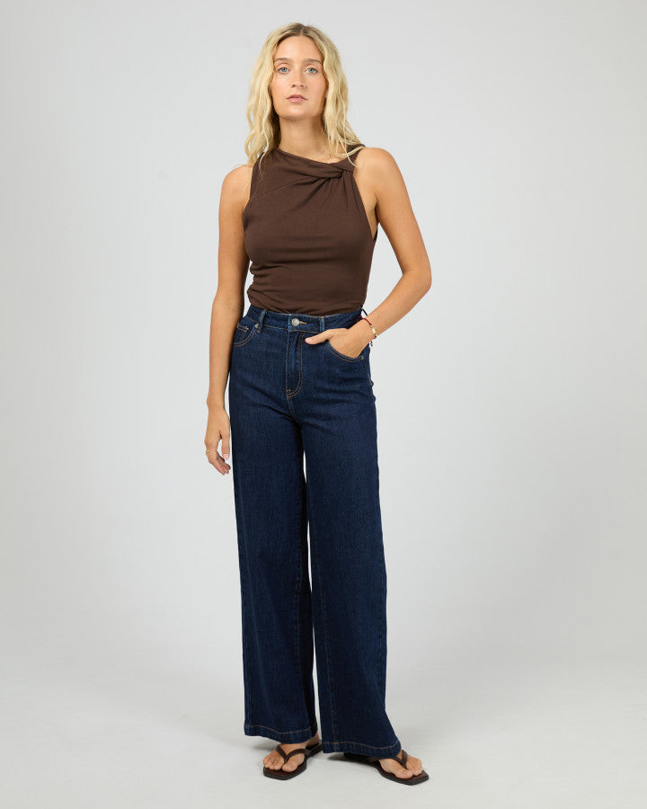 Aae Danni Twist Top - Brown
