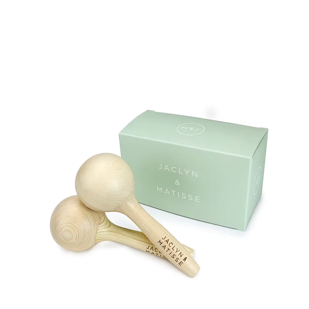 WOODEN - PAIR OF  MARACA