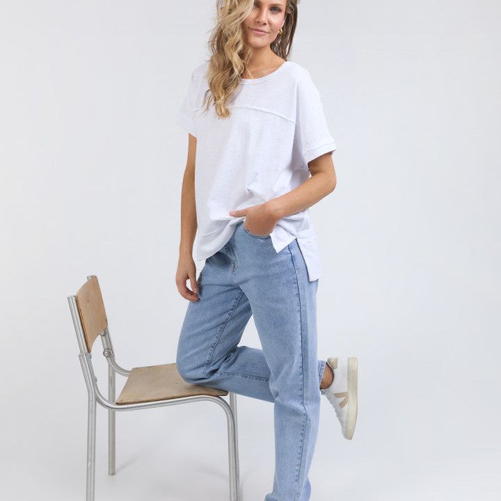 ALLISON TEE - WHITE