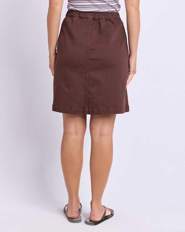 AMANDA SKIRT - CHOCOLATE