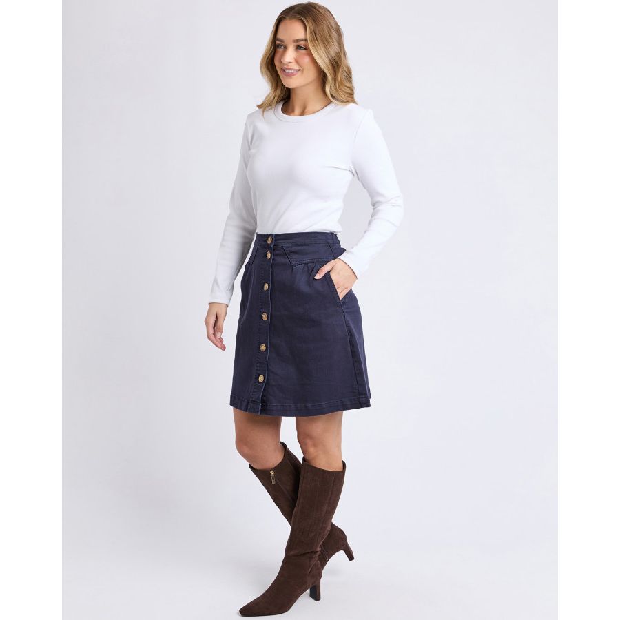 AMANDA SKIRT - NAVY