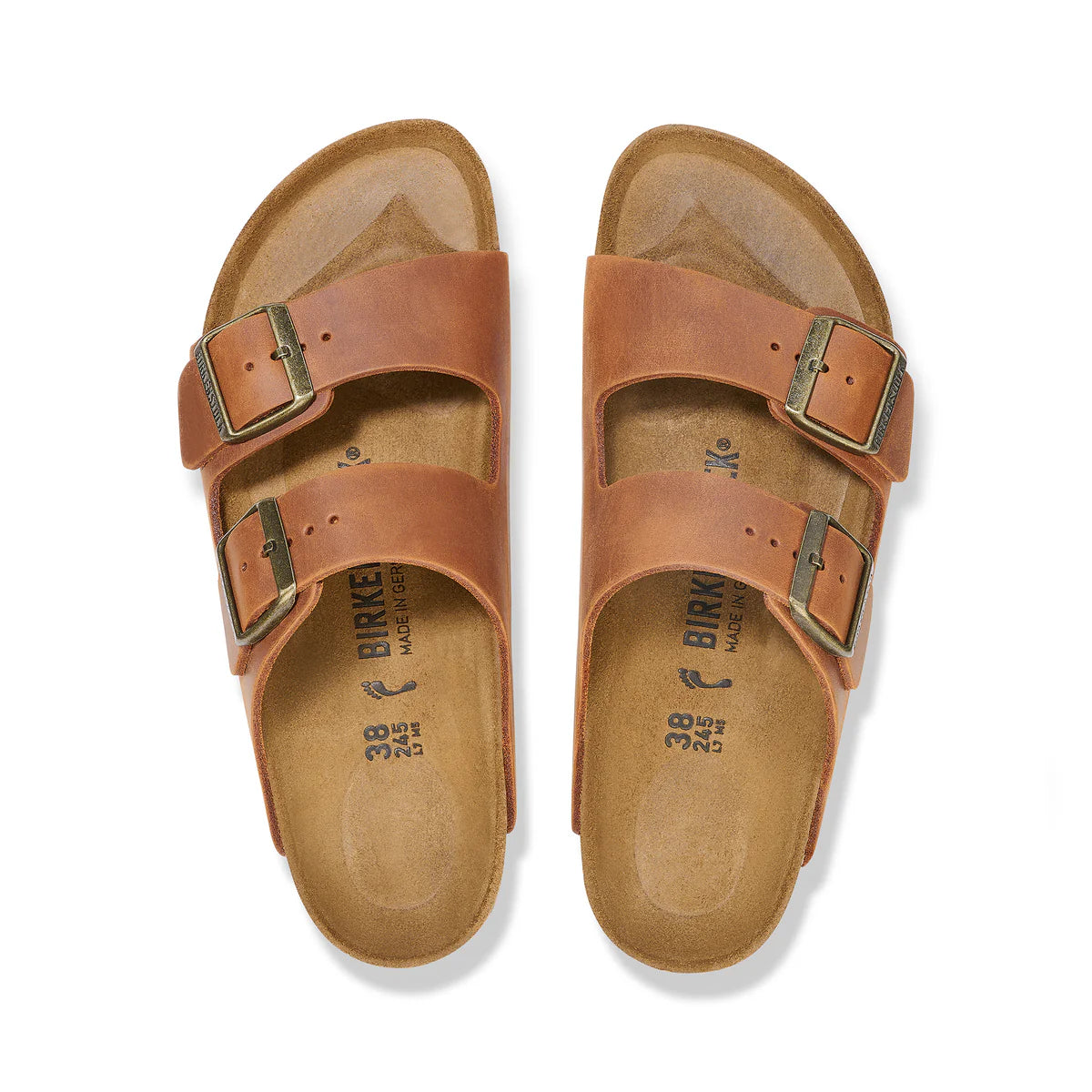 Arizona Oiled Leather Cognac - Regular