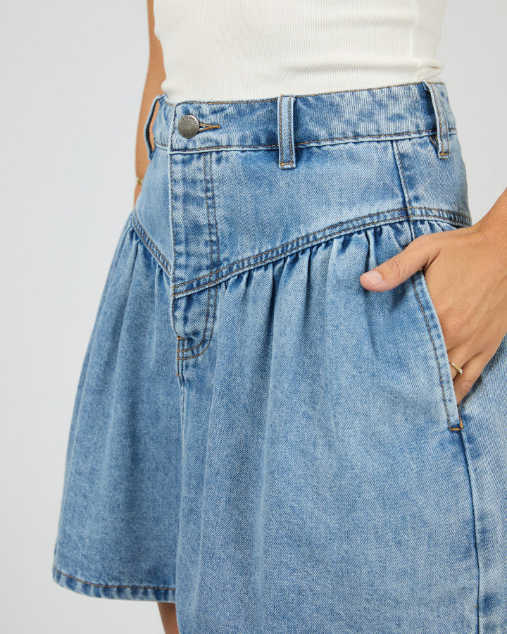 ARLO MINI SKIRT - LIGHT BLUE