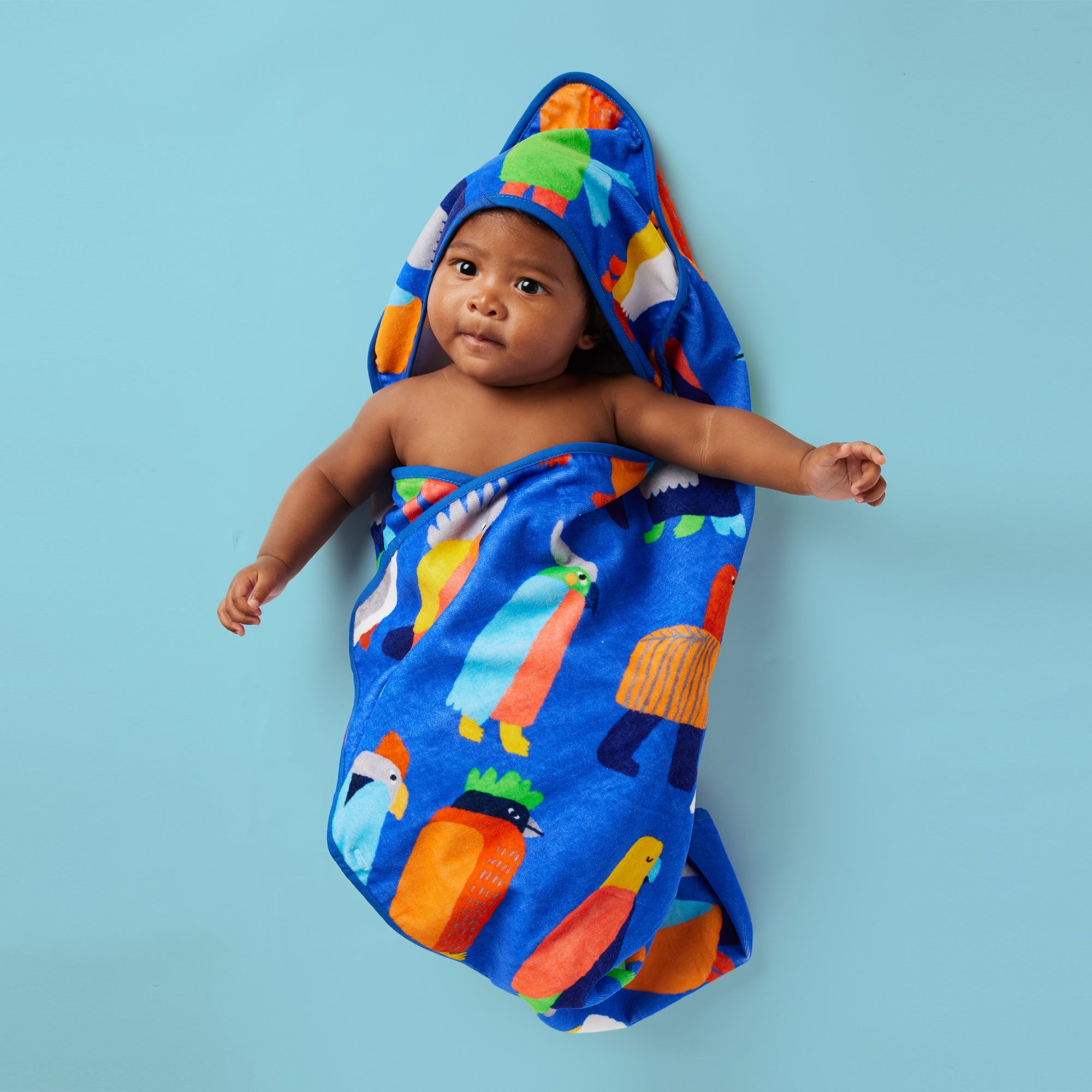 Flamin' Galahs Baby Hooded Towel