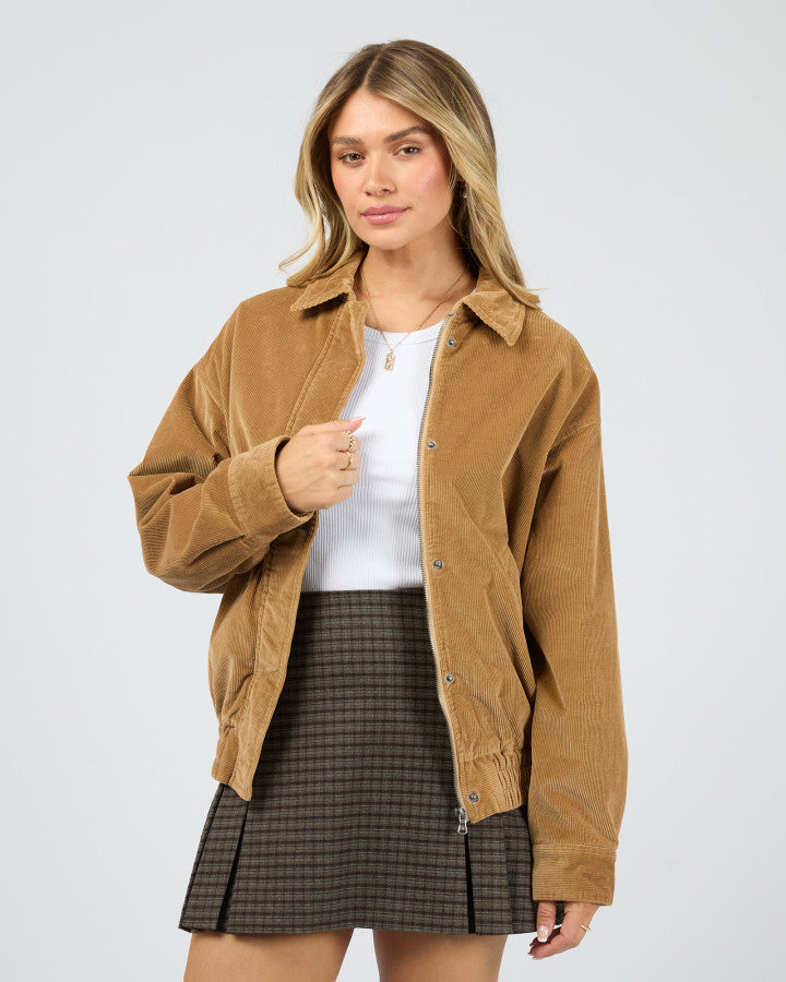 BAMBI CORD BOMBER - TAN