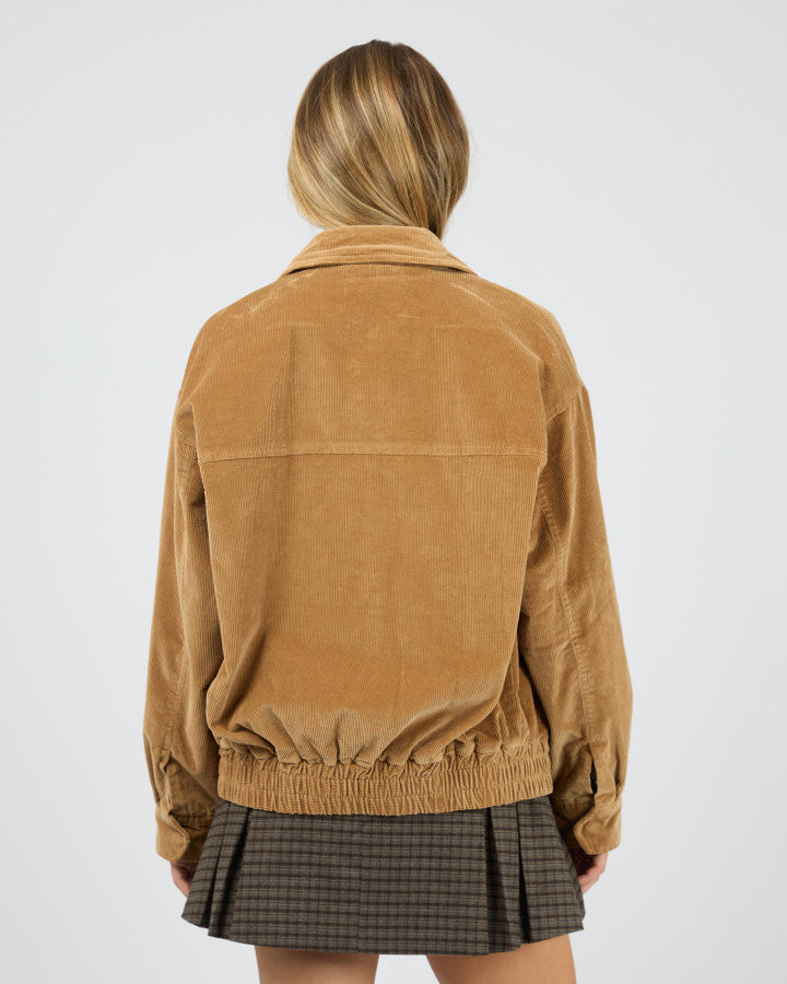BAMBI CORD BOMBER - TAN