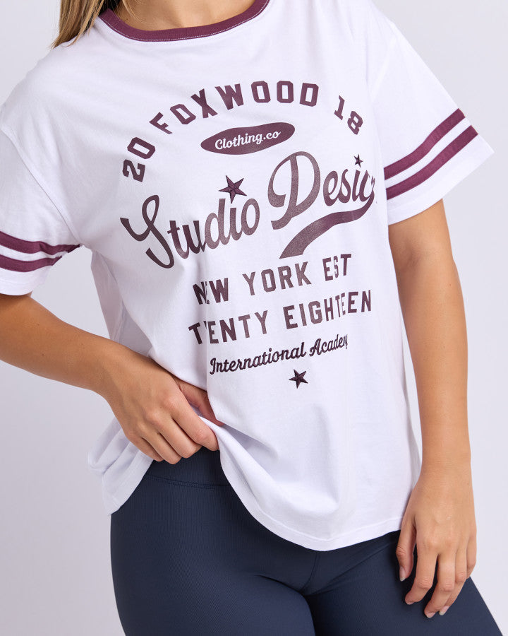 BASELINE TEE - WHITE