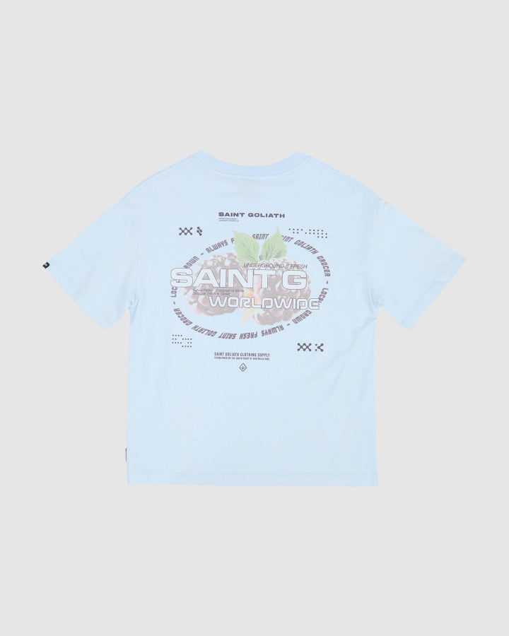 BERRY TEE - LIGHT BLUE
