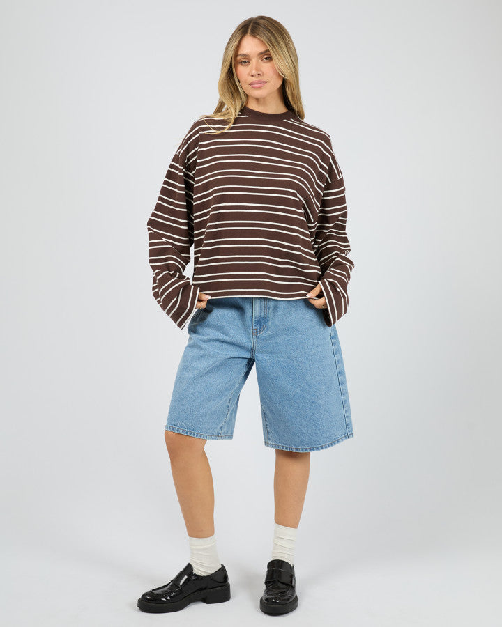 BETTINA TOP - BROWN