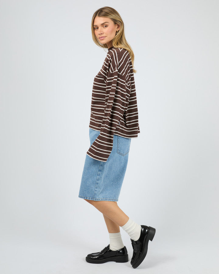 BETTINA TOP - BROWN