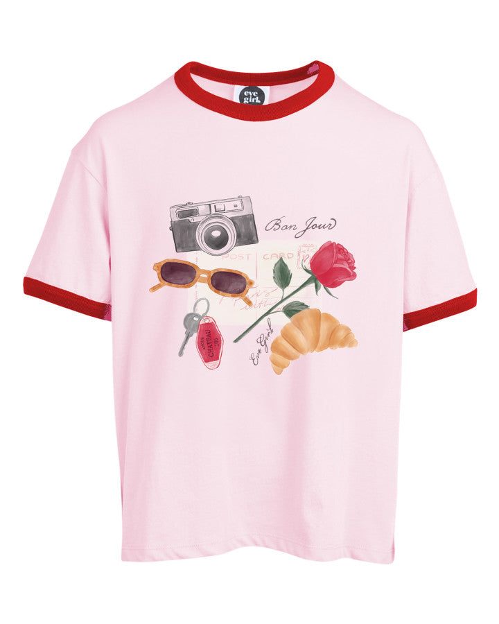 BONJOUR RINGER TEE - TWEEN