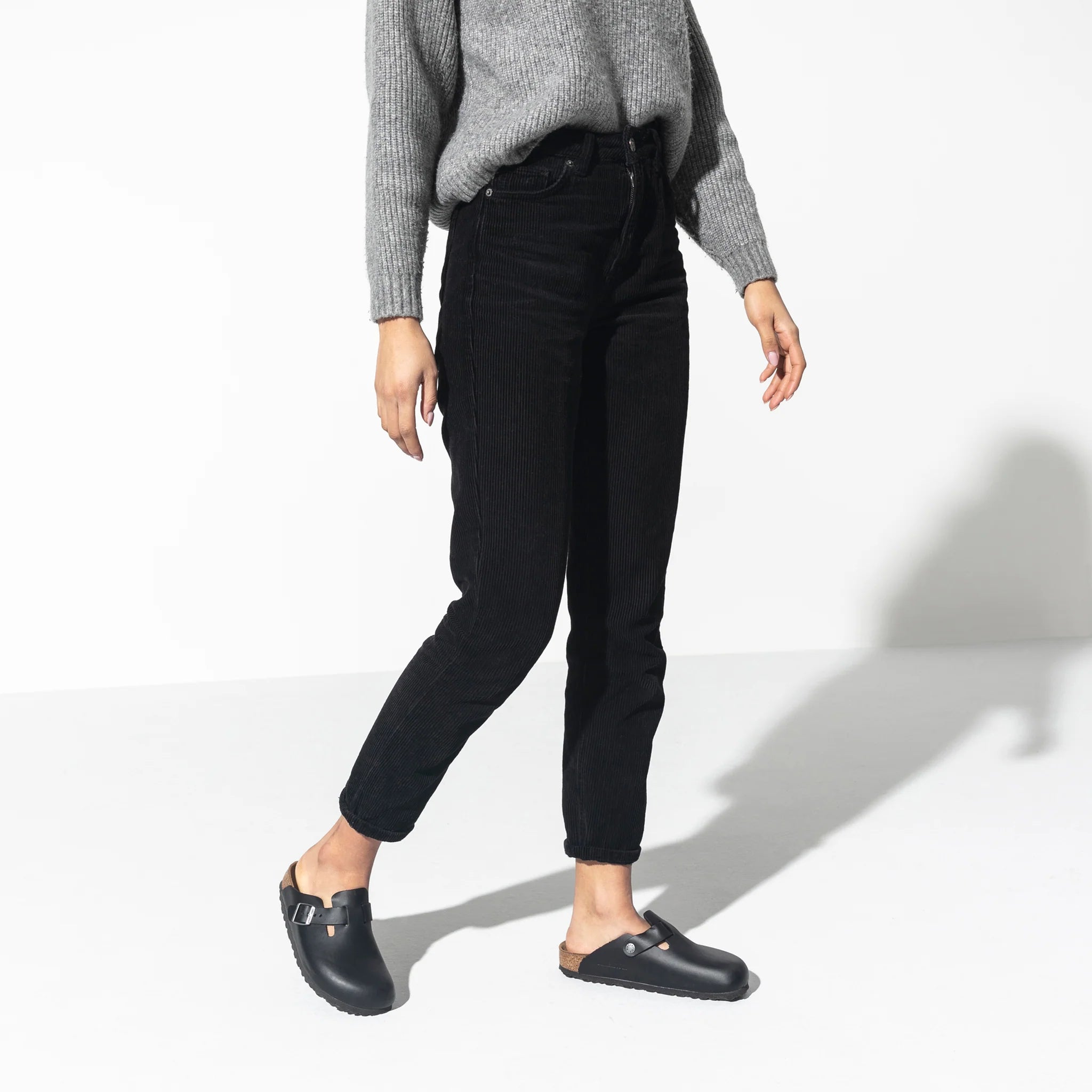Boston BS Black Oiled Leather - Regular