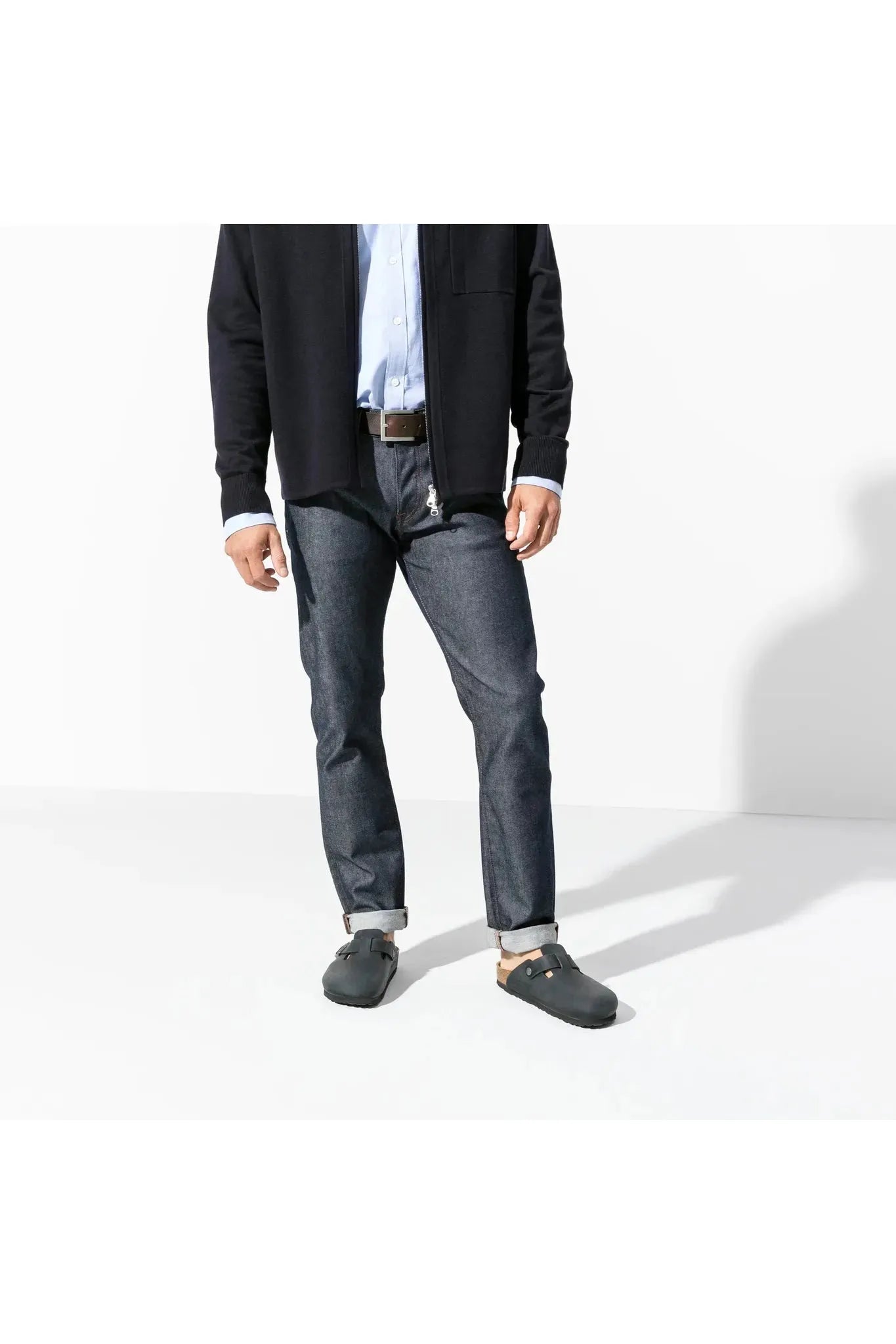 Boston BS Black Oiled Leather - Regular