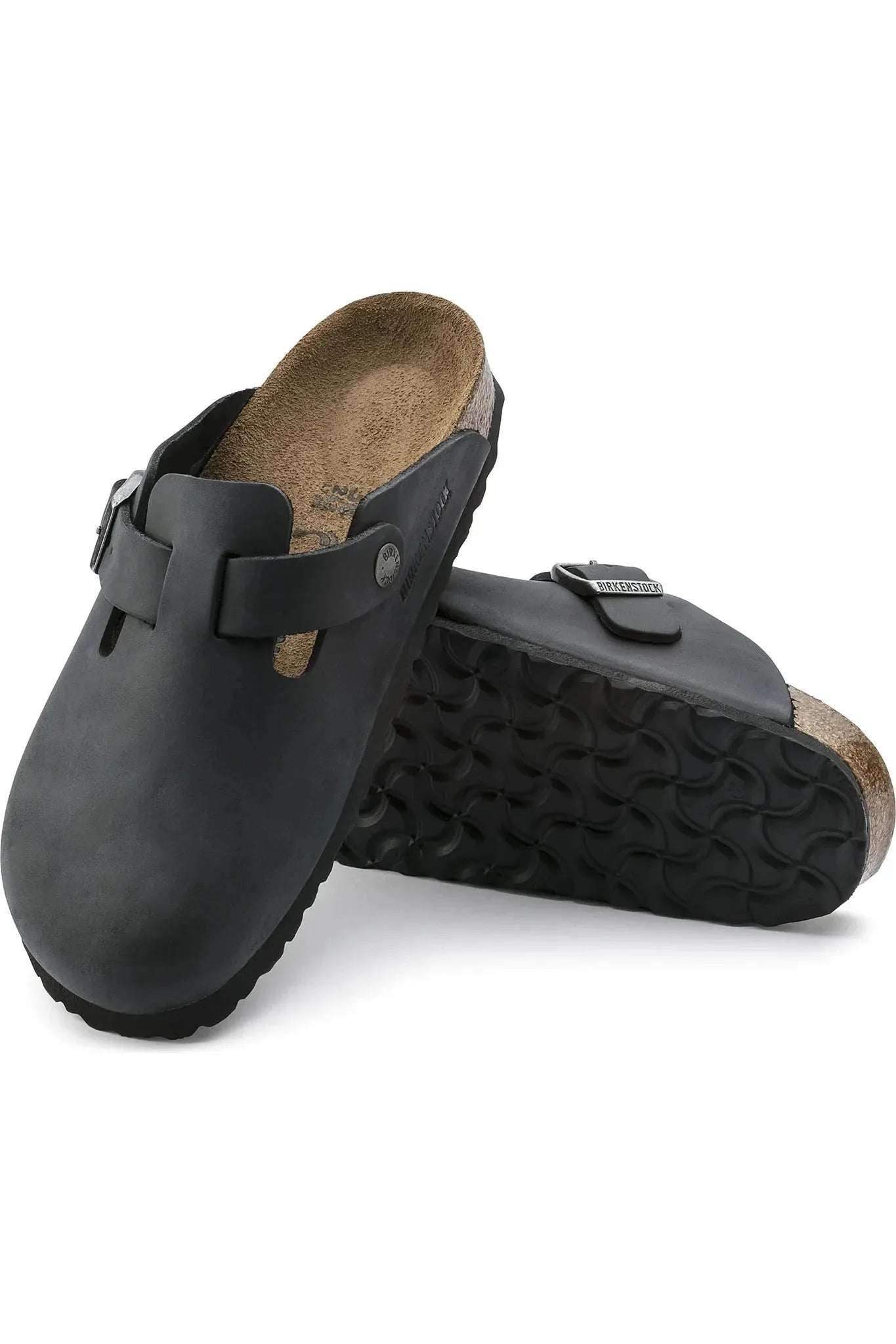 Boston BS Black Oiled Leather - Regular