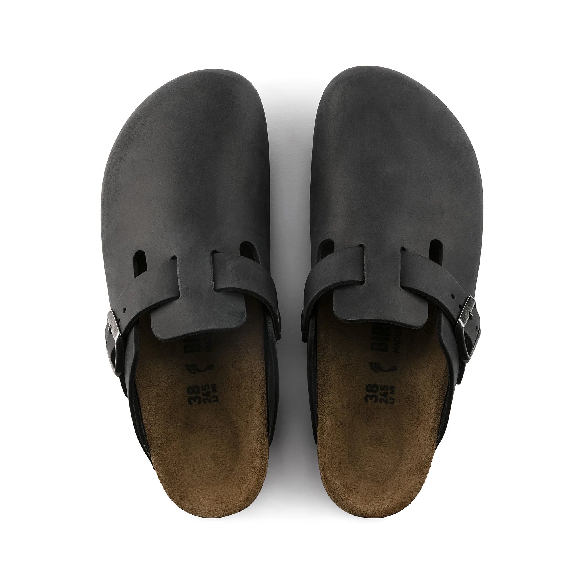 Boston BS Black Oiled Leather - Regular