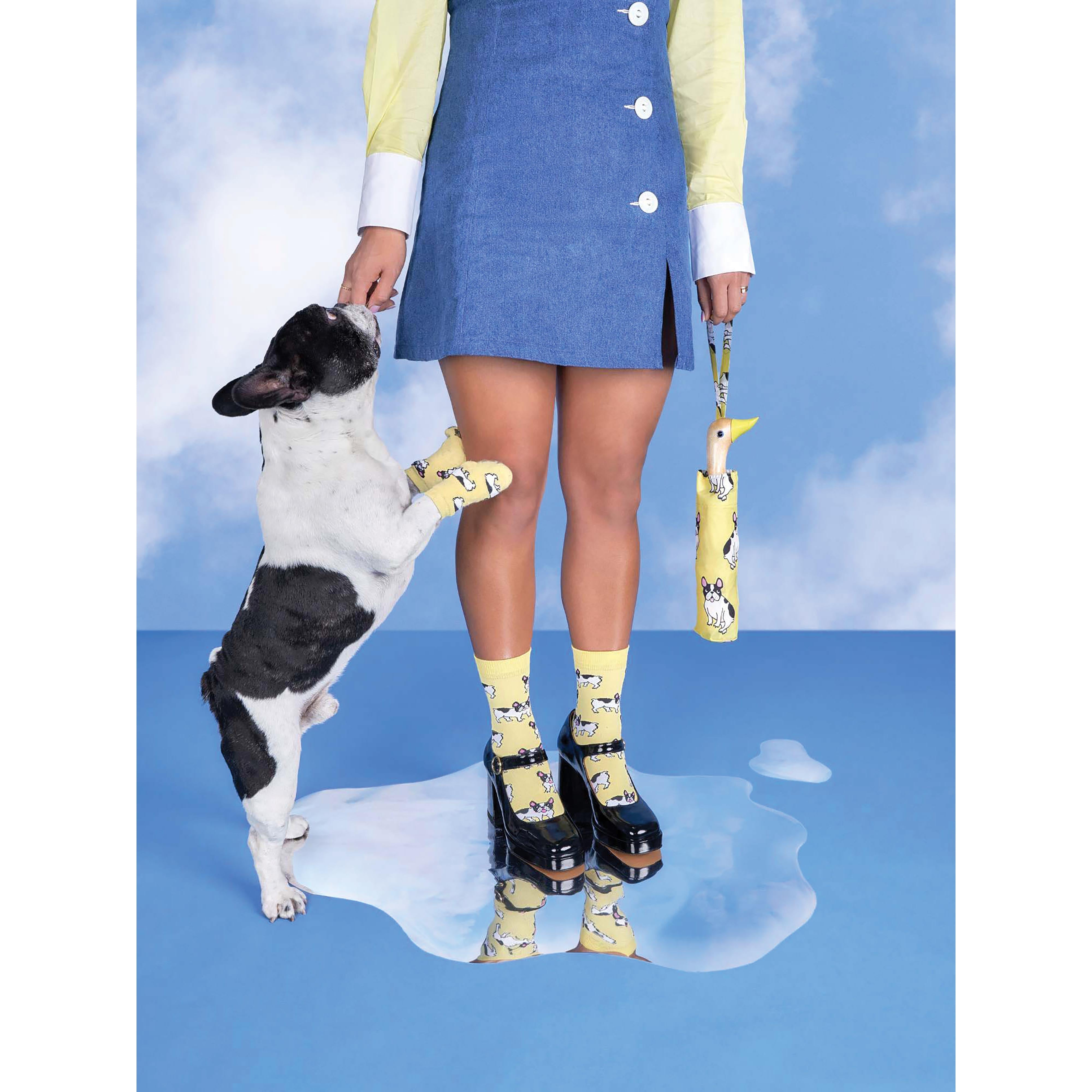 Duck Umbrella -COUCOU SUZETTE BOULEDOGUE YELLOW