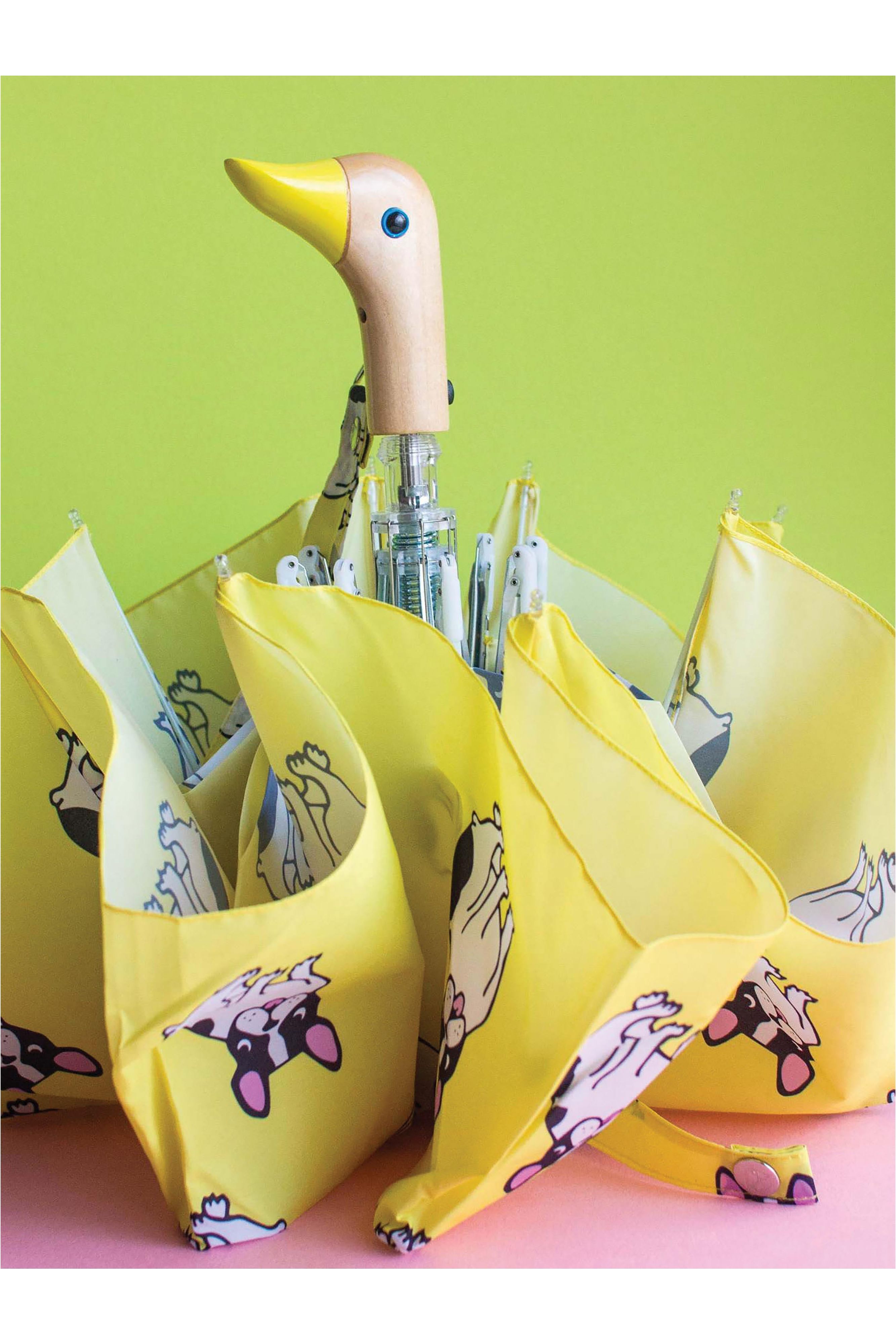 Duck Umbrella -COUCOU SUZETTE BOULEDOGUE YELLOW