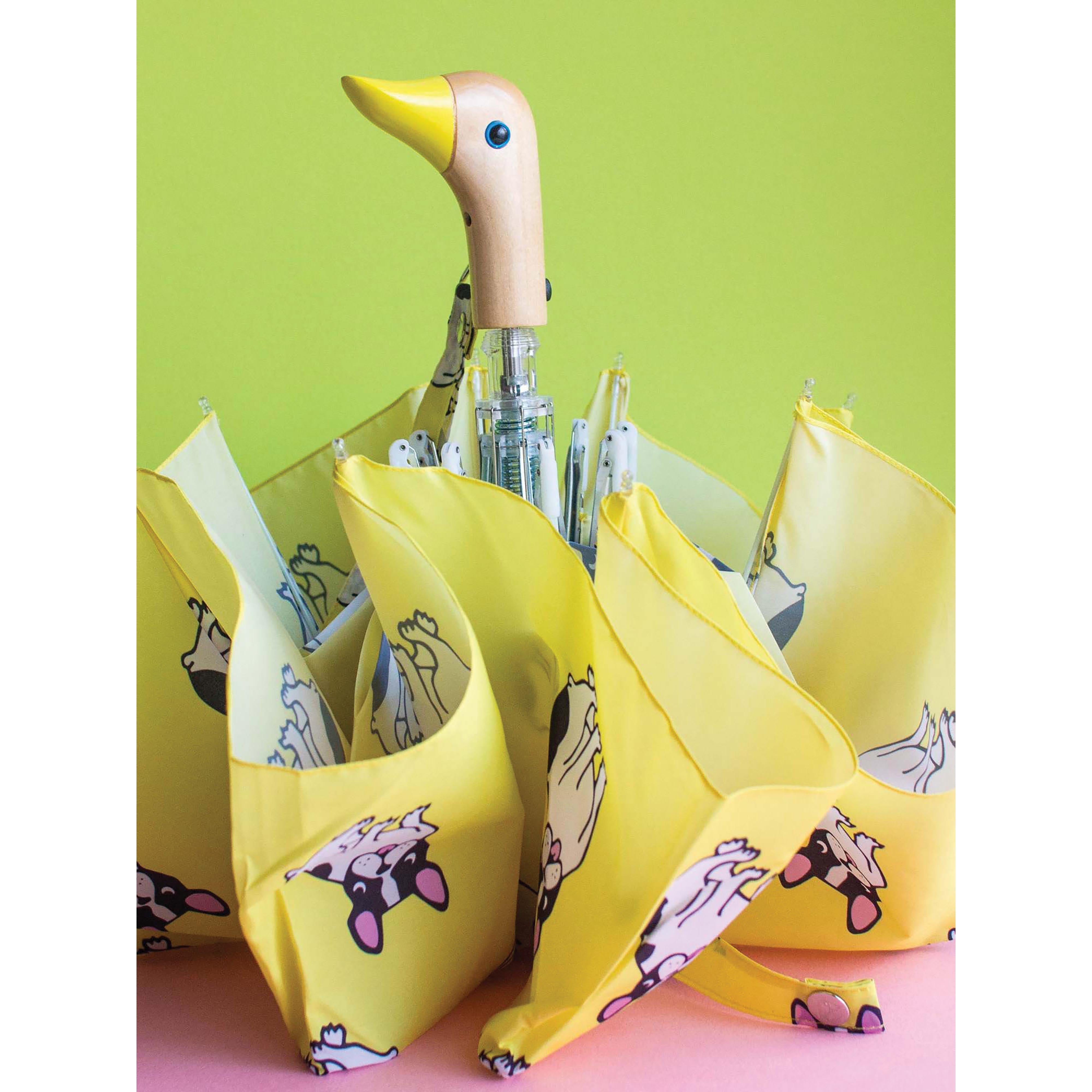 Duck Umbrella -COUCOU SUZETTE BOULEDOGUE YELLOW