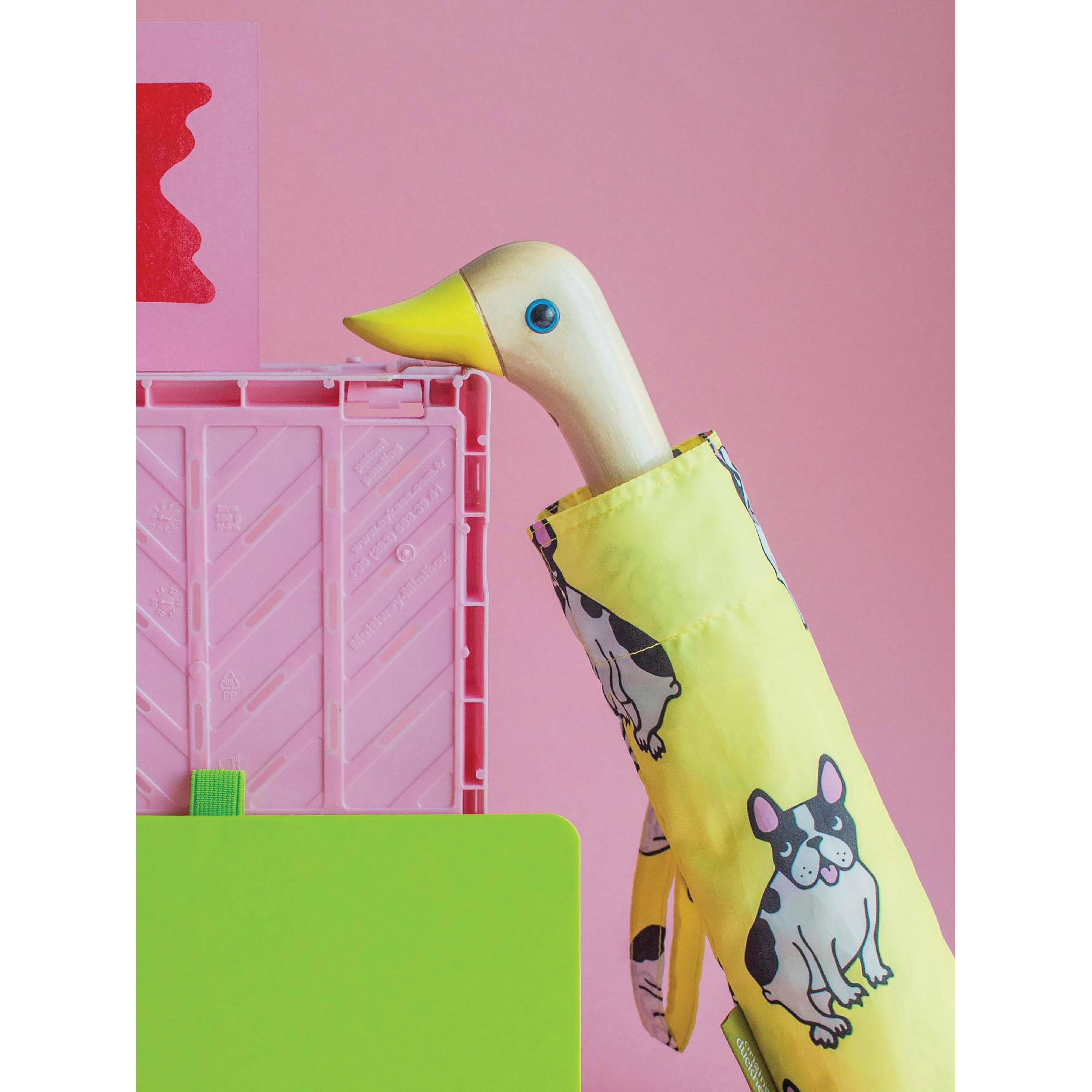 Duck Umbrella -COUCOU SUZETTE BOULEDOGUE YELLOW