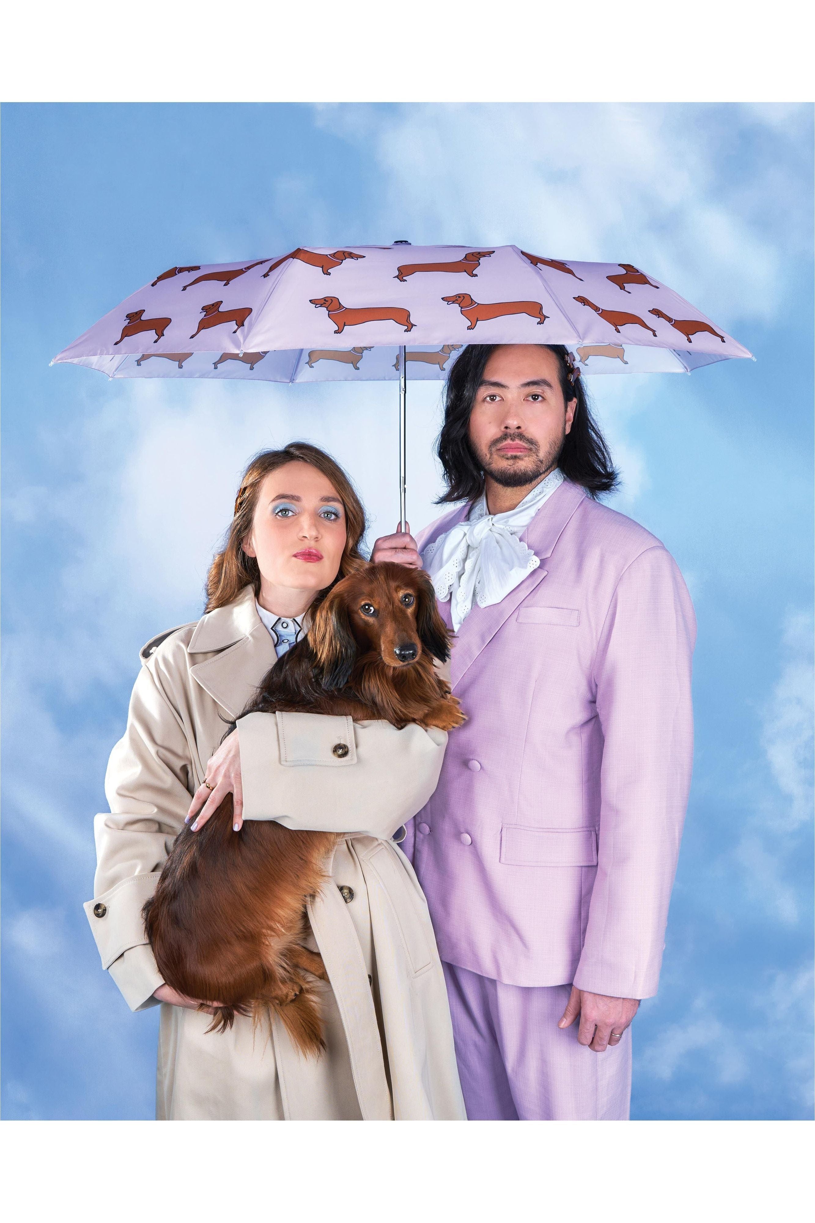 Duck Umbrella - COUCOU SUZETTE BOULEDOGUE PURPLE