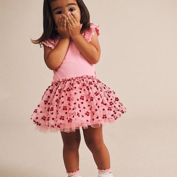 Cherry Pie Rib Tulle Dress