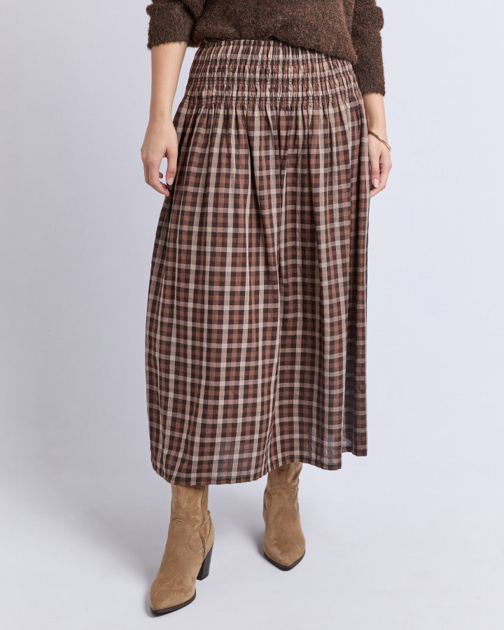 COCO CHECK SKIRT