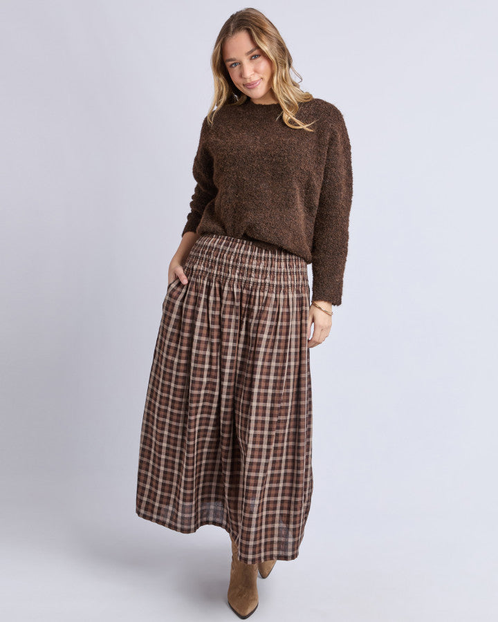 COCO CHECK SKIRT