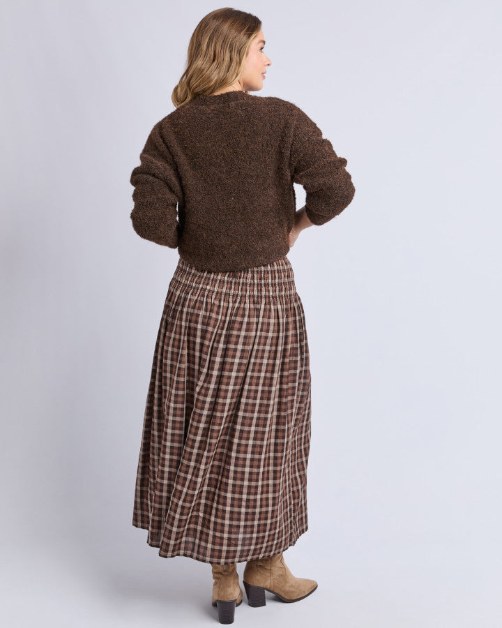 COCO CHECK SKIRT