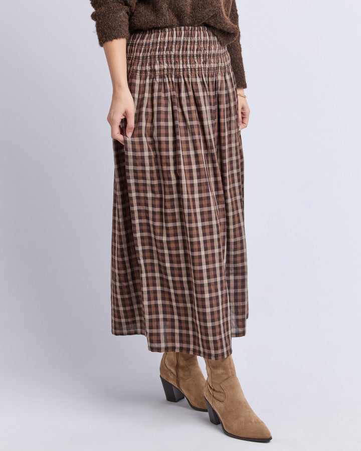 COCO CHECK SKIRT