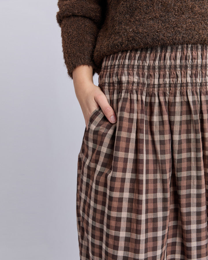 COCO CHECK SKIRT