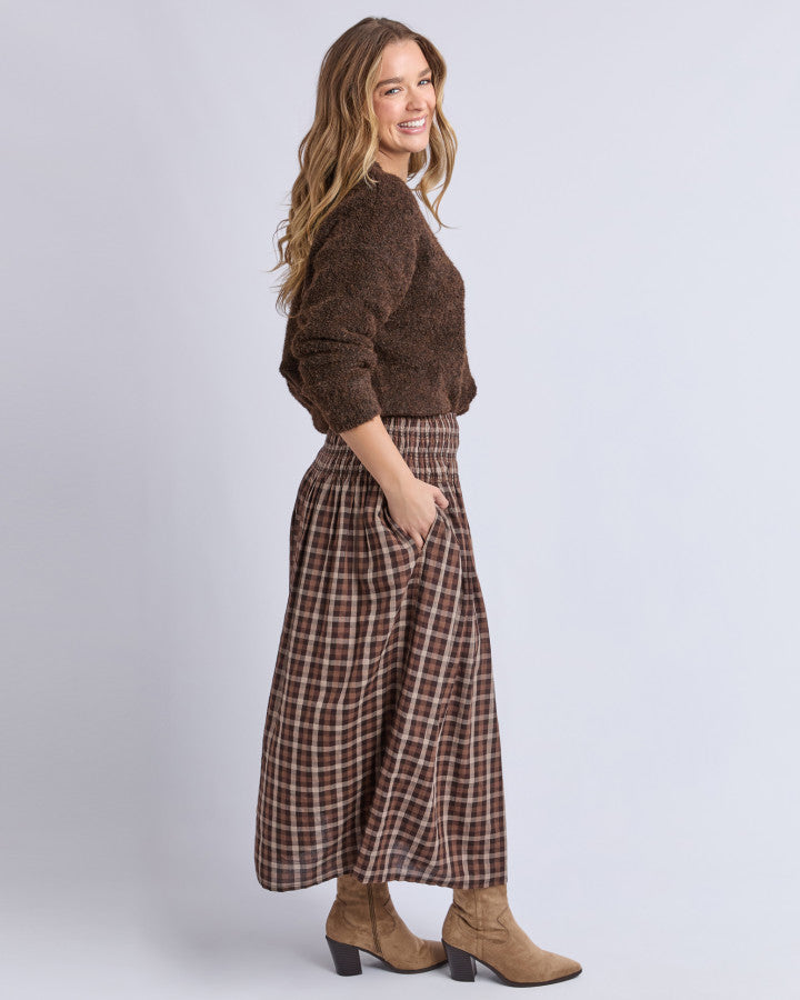 COCO CHECK SKIRT