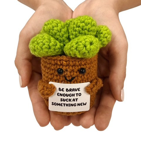 Be Brave Succulent Crochet Plush - image 2