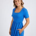 ELLA DRESS - TURKISH BLUE