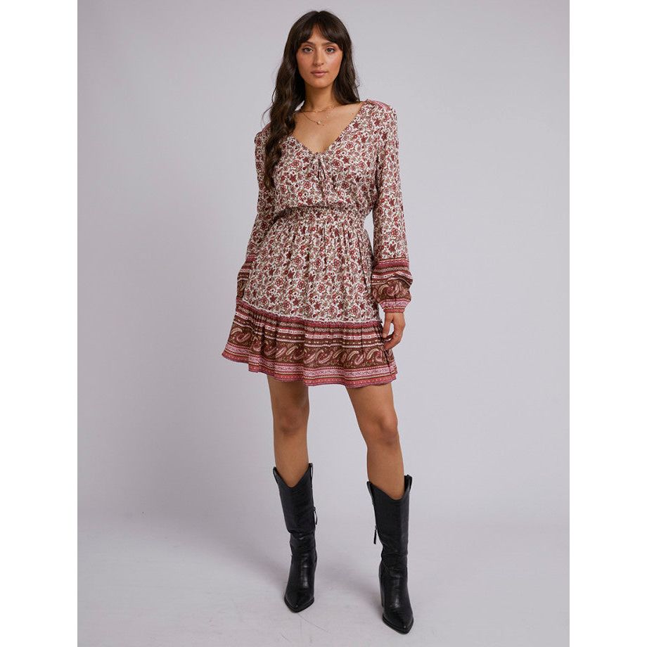 ELLE FLORAL MINI DRESS
