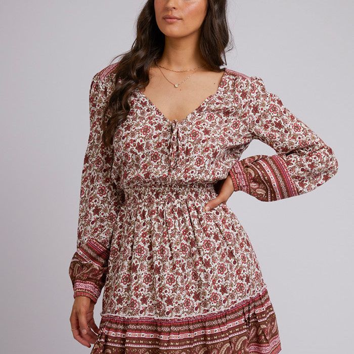 ELLE FLORAL MINI DRESS