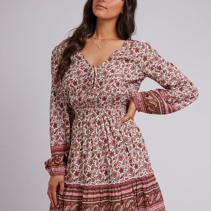 ELLE FLORAL MINI DRESS