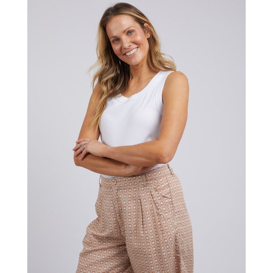 ESME TANK - WHITE