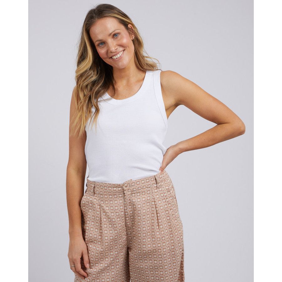 ESME TANK - WHITE