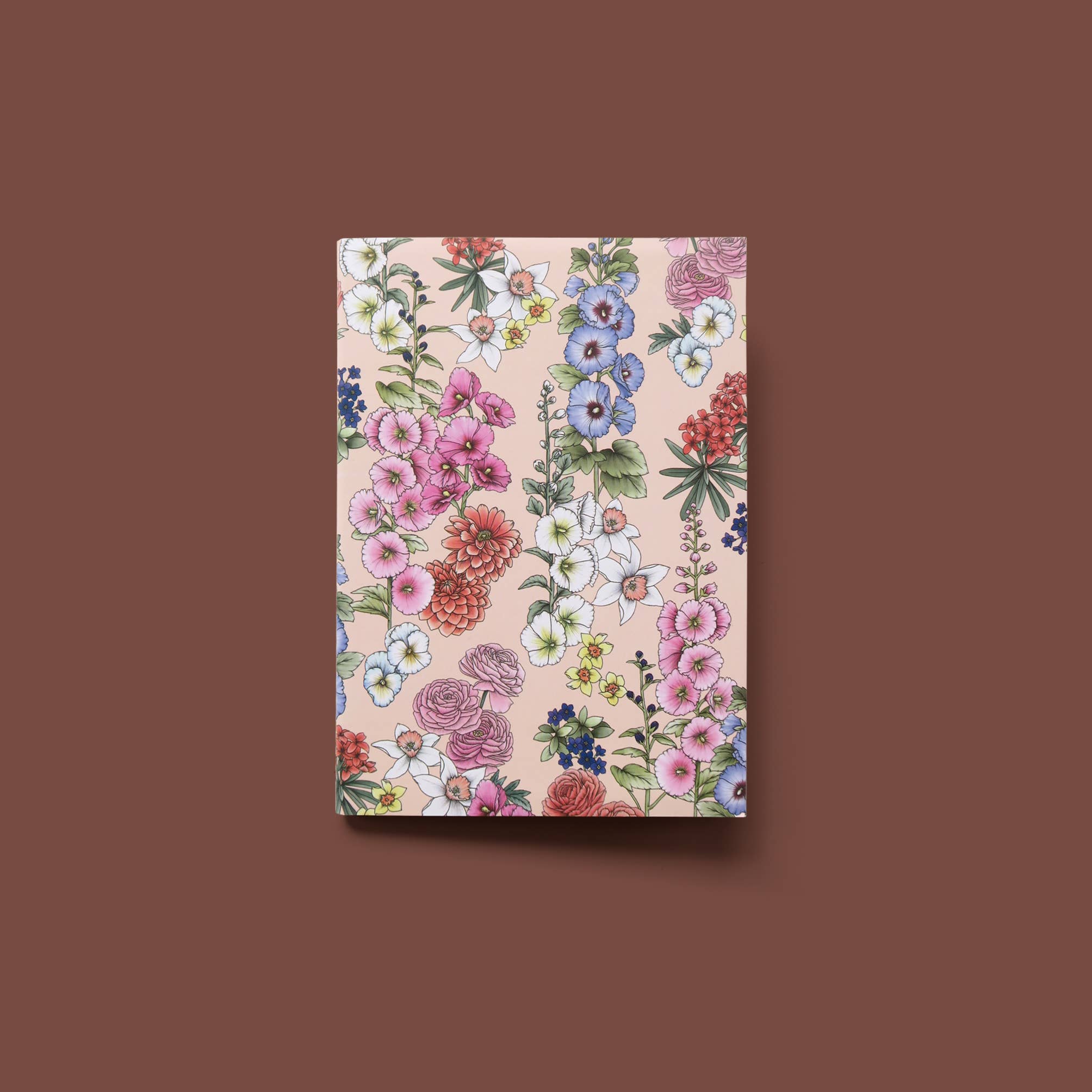 Pocket Notebook - Hollyhocks