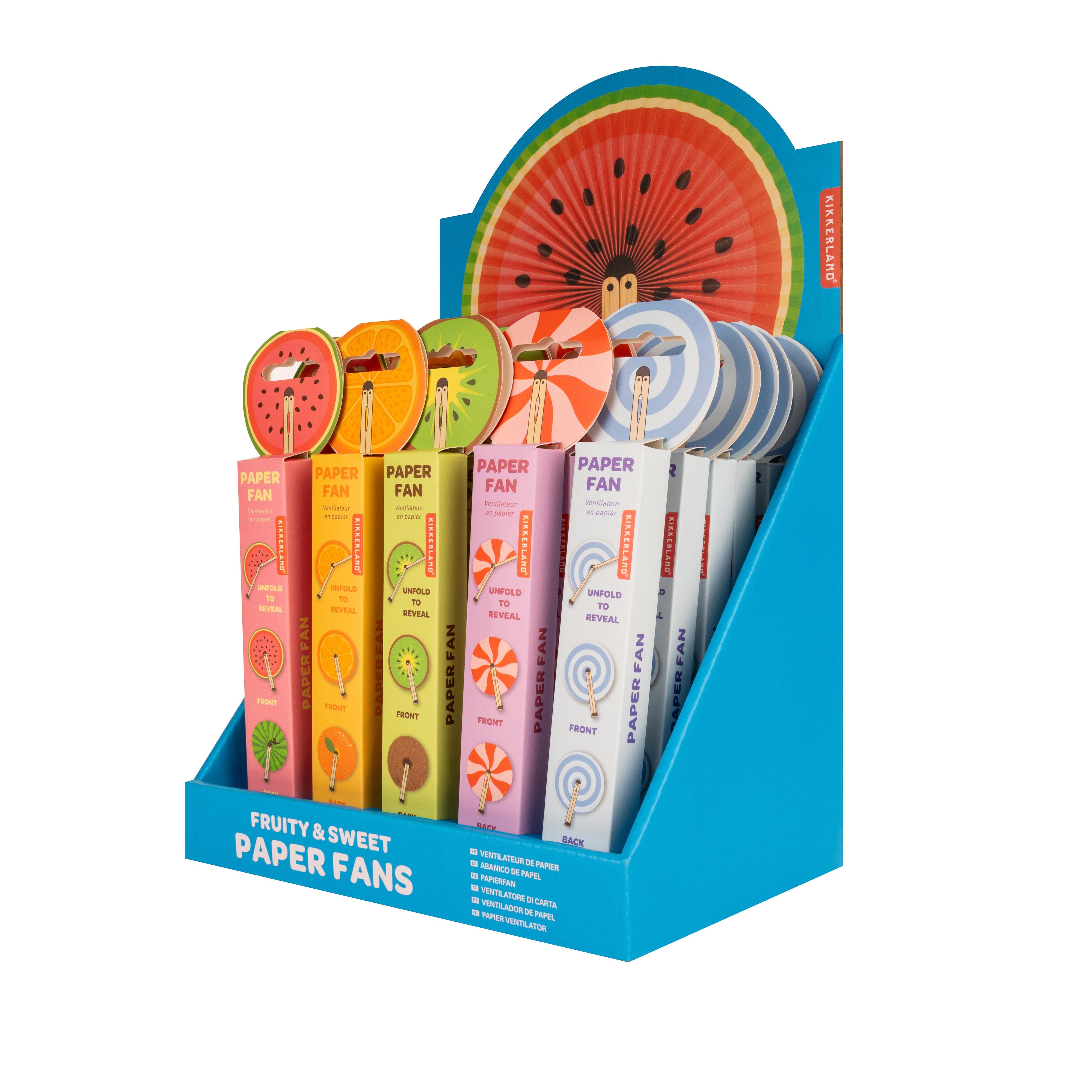 Fruity & Sweet Paper Fans