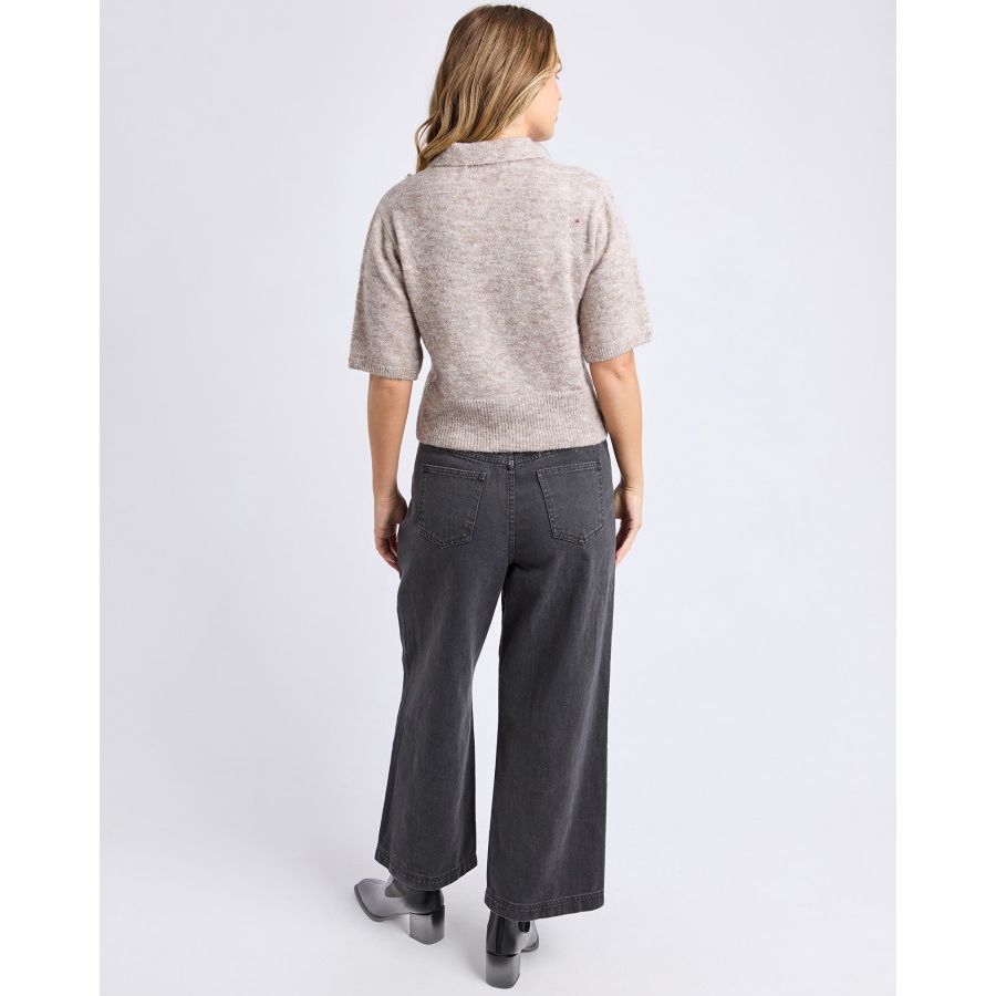 FERNIE BUTTON KNIT - OAT